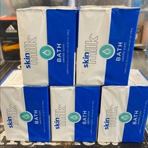 10 skin milk bath bars vanilla scent